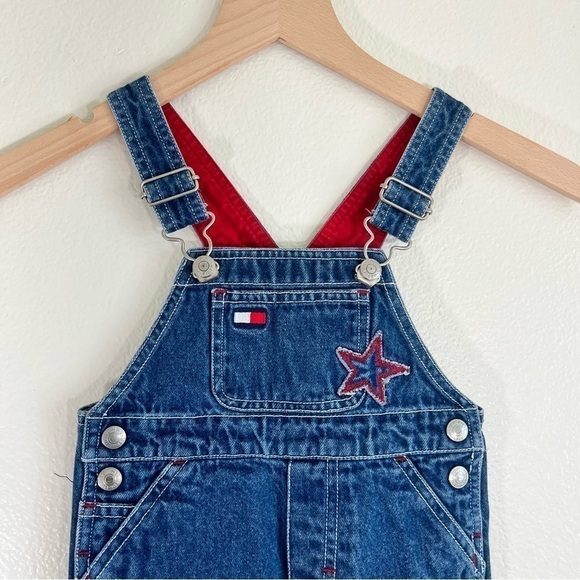 Vintage Tommy Hilfiger Denim Overalls 6-12M - Picture 3 of 6